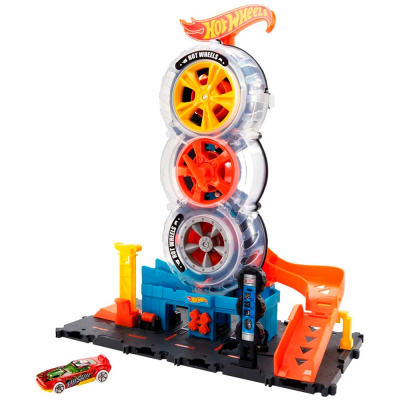 Гараж Мастерская Крутой поворот Hot Wheels HDP02 1